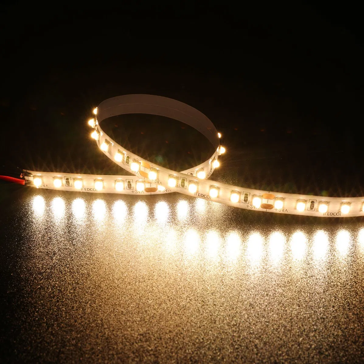 Low Voltage Led White Light Strip Color 3000K Led Tape 2835 Flexible Lens Strip Light