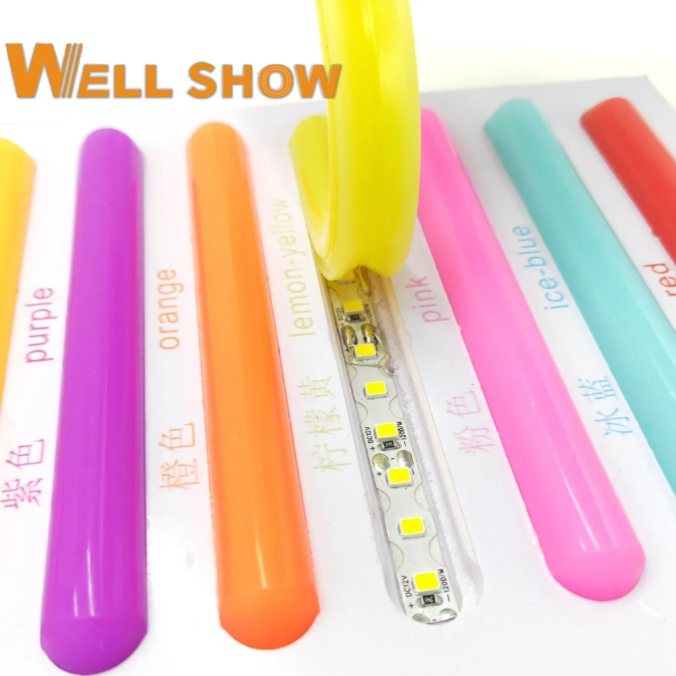 4mm/6mm/8mm/12mm Flex Waterproof Detachable Silicone LED Strip Light for Neon Sign Advertisement