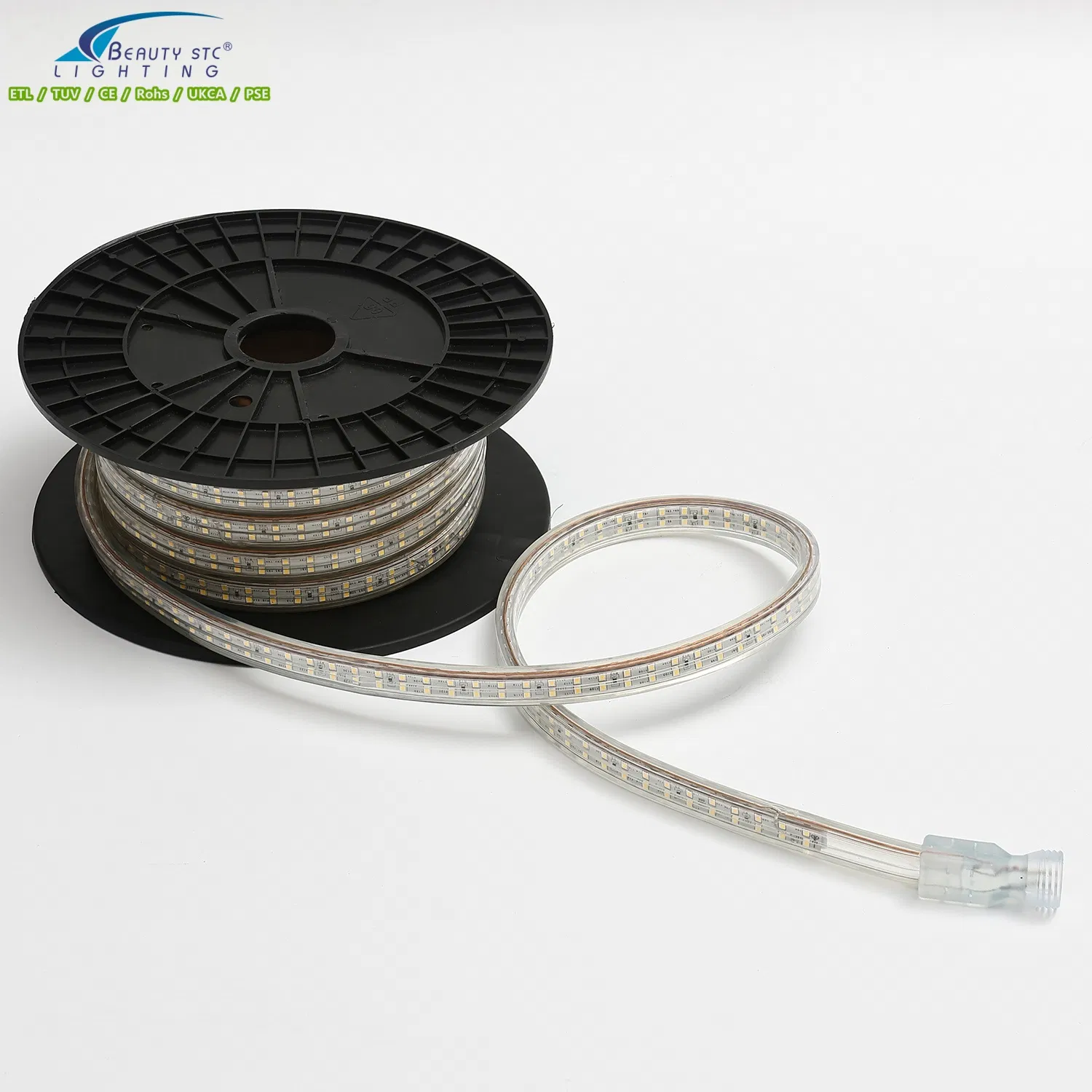 50m ETL 110V AC High Voltage 3 Years Warranty SMD5050 RGB LED Strip Light