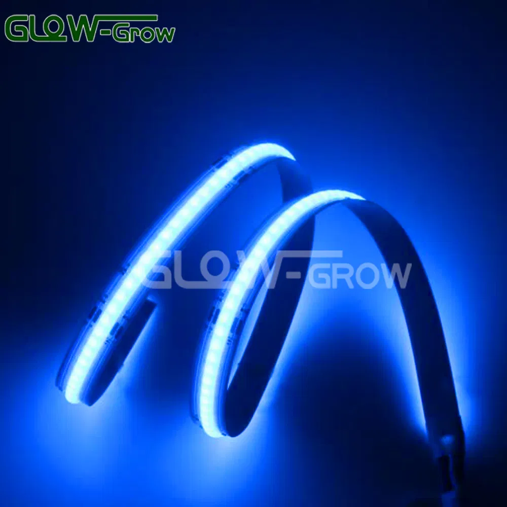 Blue High Density Flexible COB LED Strip Light 5m Flexible LED Tape Light for Home Christmas Decoration