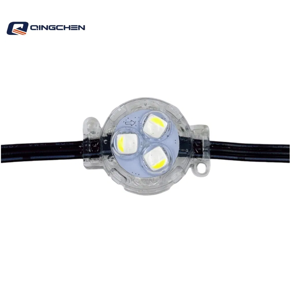 Permanent Smart RGBW LED Pixel Light Point Light 0.9W Full Color LED Decoration Strips WiFi Control 12V DC 50/Pack for Christmas Holiday Neon Light