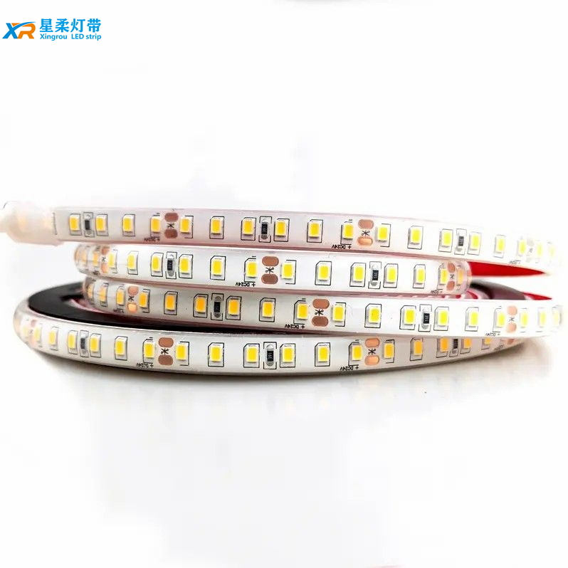 High Voltage 220V 2835 Drive Free Single-Row LED Strip Light 120d/M 12W 8mm Tape Bar for Home Hotel Indoor