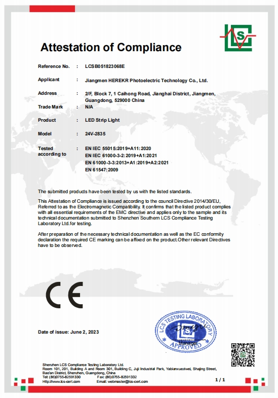 CE Certificate