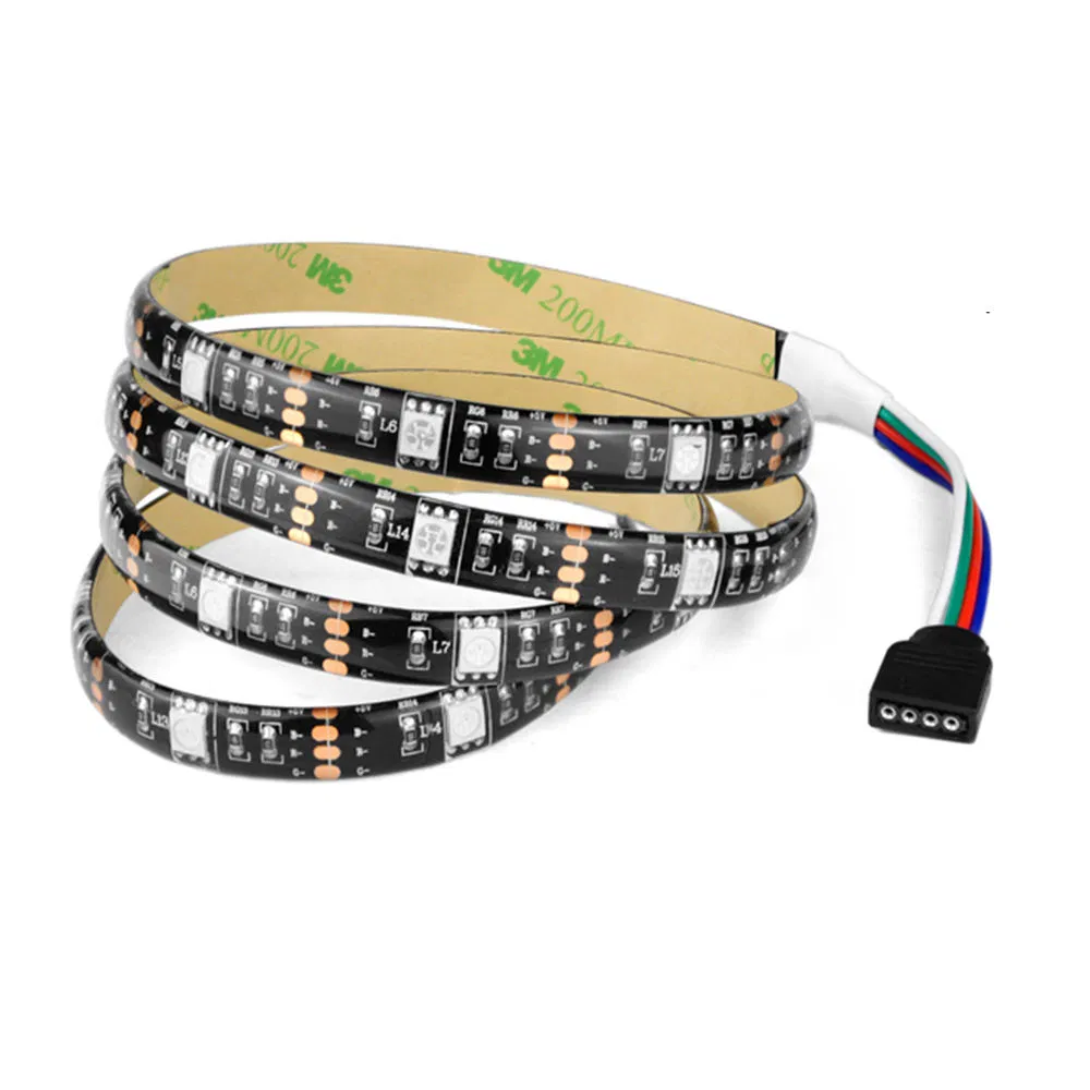 5V USB LED Strip Light for Holiday Decoration 5050 RGB Colour with 24key Remote