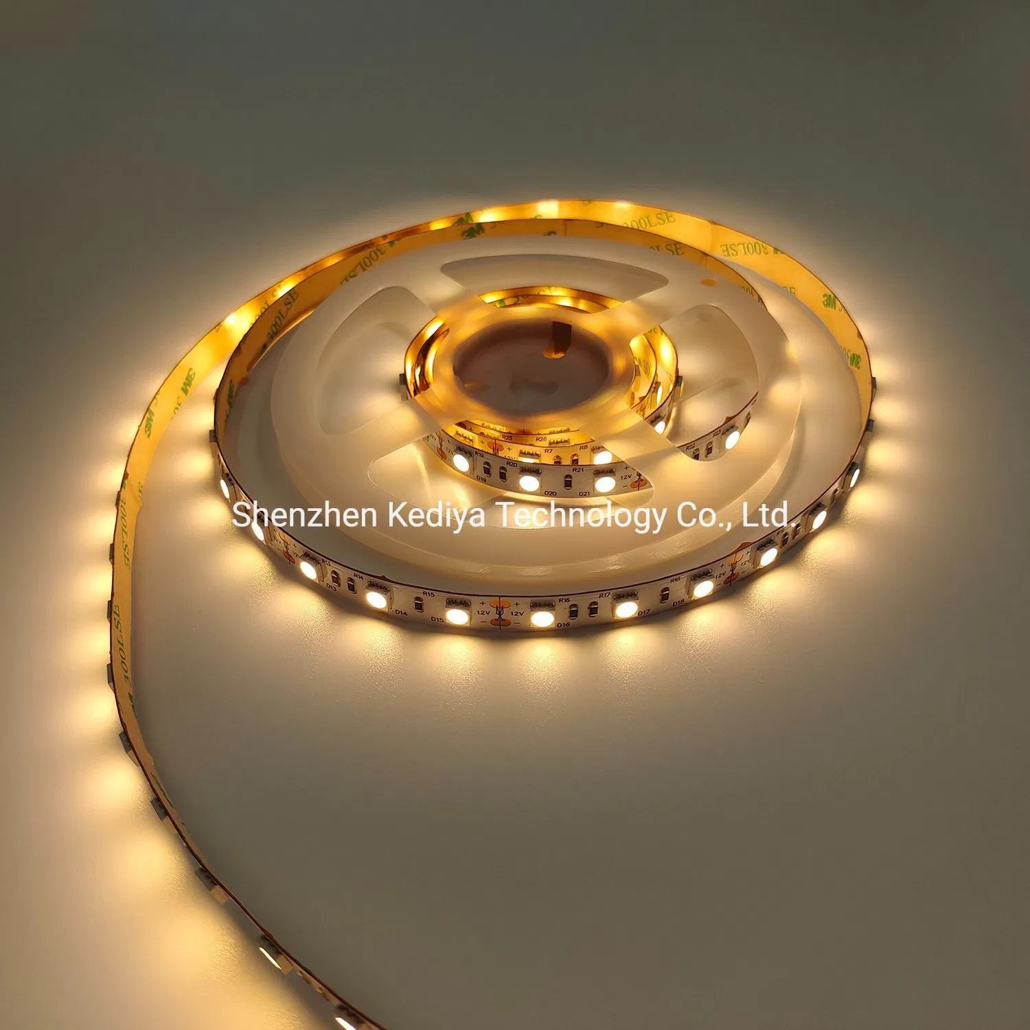 50m/Roll LED Strip Warm White DC12V 3000K 4000K 6000K SMD5050 60LEDs/M Aluminum Profile Flexible LED Strip Light