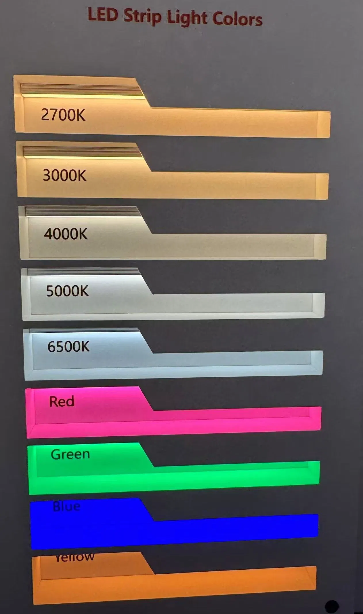 High Density Colorful COB LED Strip Light 24V 12V RGB RGBW