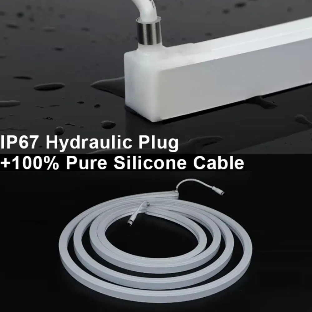 Opulent RGBW Pixel Neon Silicone Flexible Rope Light 24V RGBW Rope Strip Flex LED Neon Light for Outdoor Decor