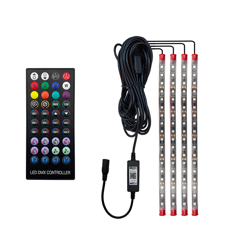 12V Addressable LED TV Strip Light for Car Decoration with Power Supply Bt Music APP Control