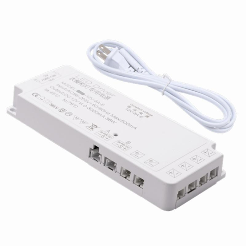 DuPont Interface LED Strip Light Switch Power Supply 24W 36W 60W 12V Constant Current LED Driver