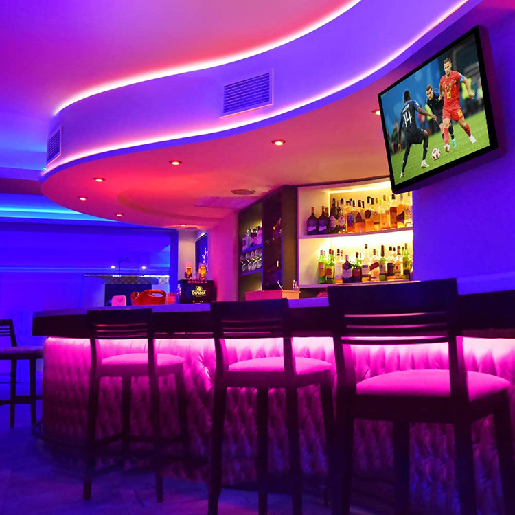 LED Commercial Dream Full Color RGBW DC12V 24V Magic Digital No Light Point Rgbic Soft 768/M Smart Addressable RGB COB Strips Light