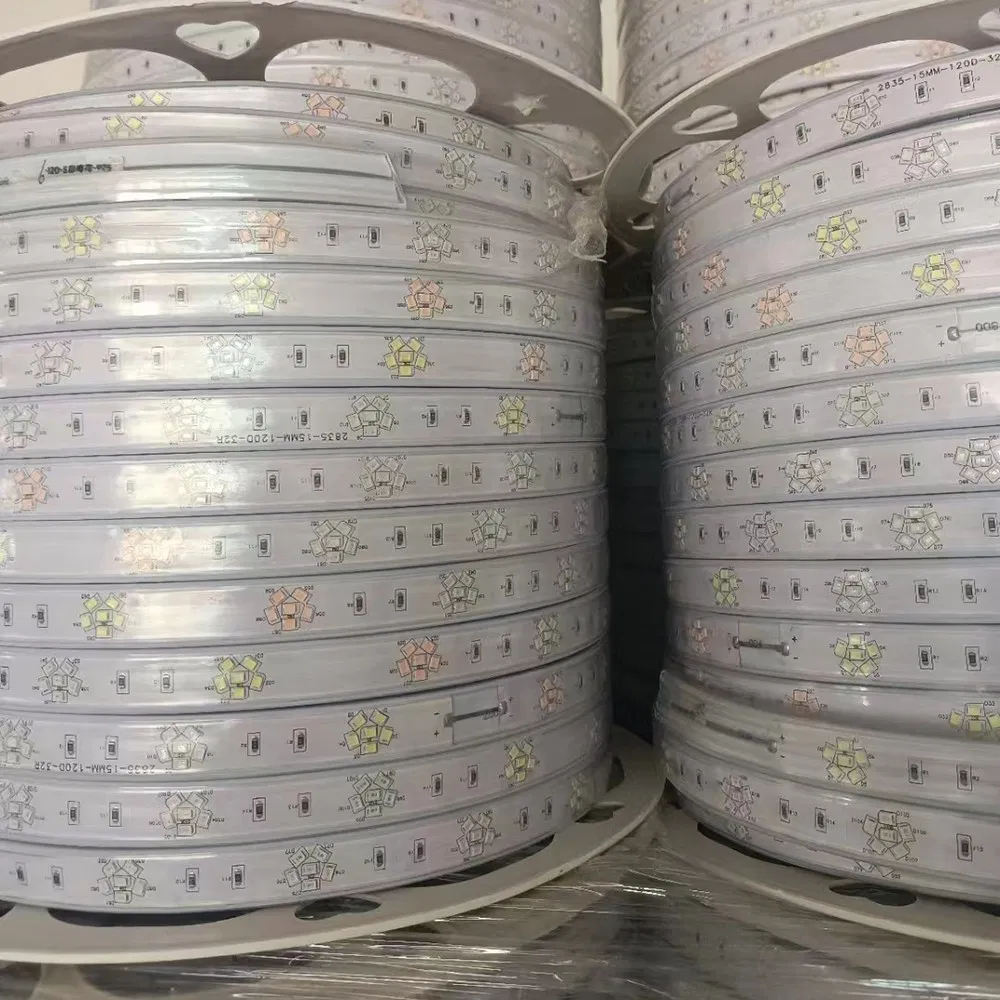 5050RGB-96D High Voltage RGB LED Light Strip, 200V, Energy-Efficient, Ideal for Creating Fashionable Home Decoration Effects