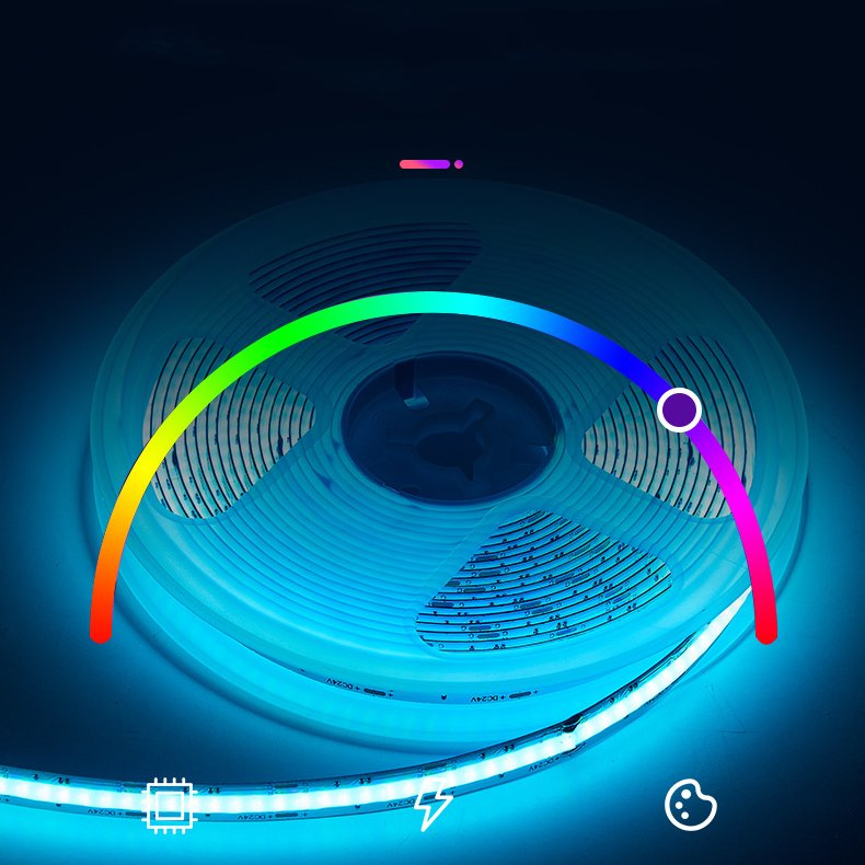 Addressable RGB/RGBW/CCT COB LED Light Strip 630LEDs/M COB Smart Lights Strip Light