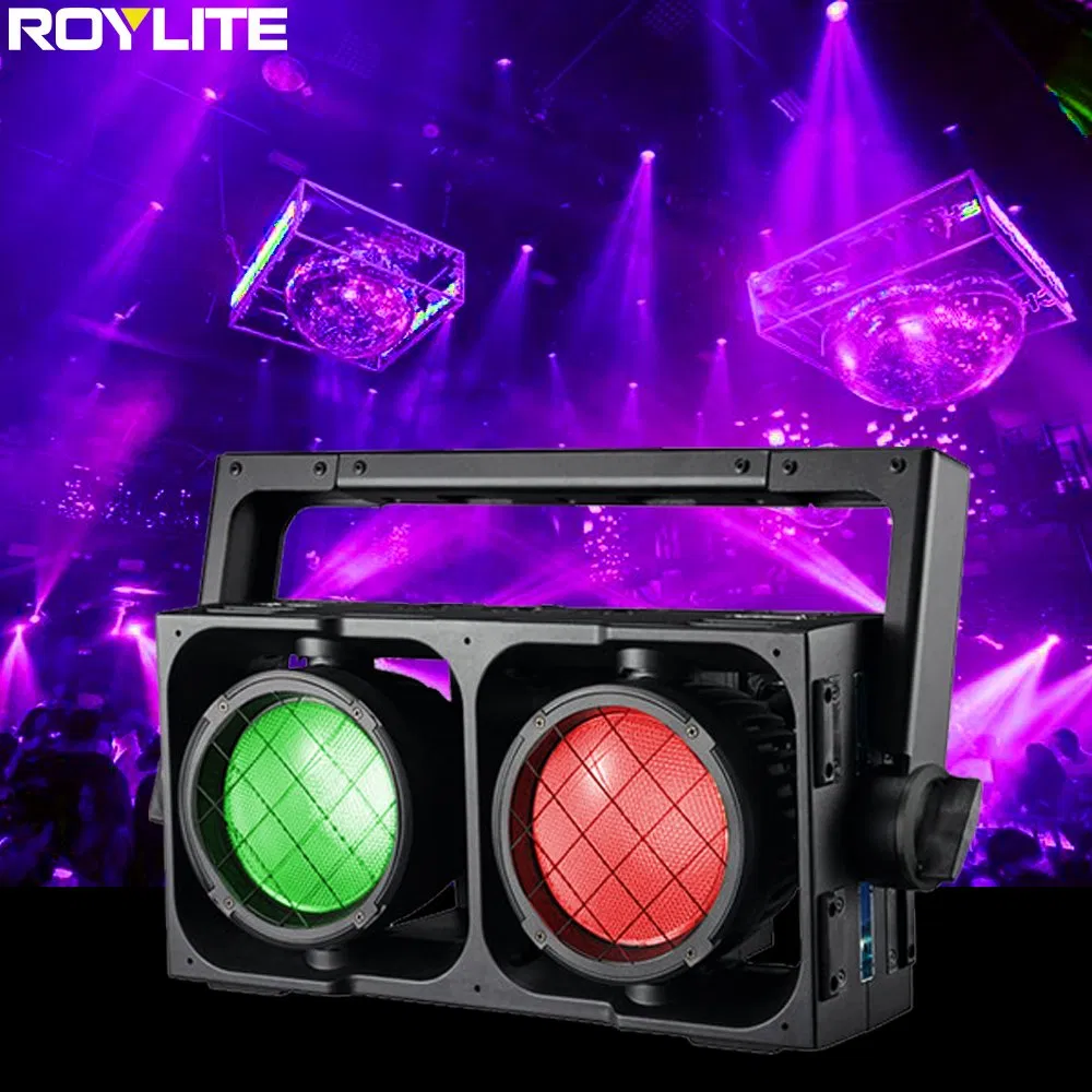 Wholesale Outdoor COB 2eyes Spectator LED Blinder 600W RGBW with DMX Control Light Strip IP65 Stage Audience PAR Light