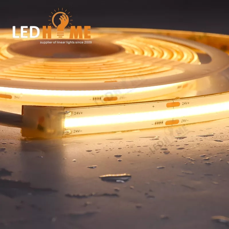 500 LED 24V Low Voltage High Power Flexible LED Strip COB with 500 IC Chip COB Light