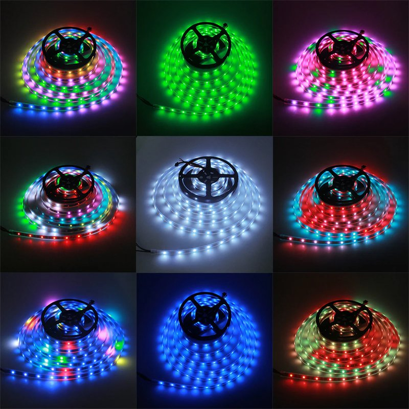 Ws2815 12V 5050 RGB LED Strip Pixel Light Individually Ws2815b Dual-Signal RGB LED Strip Light