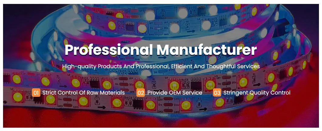 RGB LED Strip Light Banner