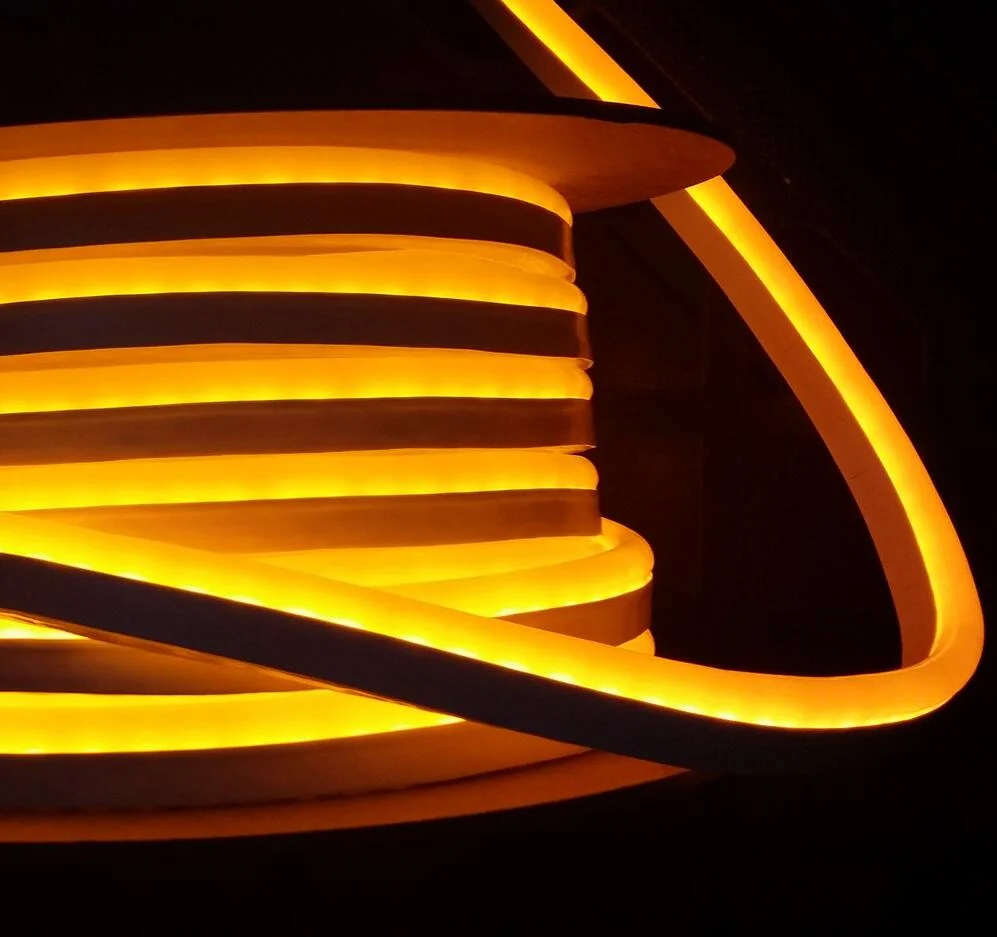 Warm White Colorful Mains LED Strip Outdoor Adervisement Waterproof IP65 Christmas Decoration Building Outline Exterior Appearance Flexible Tube Neon Flex Light