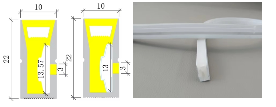 12V/24V 120LEDs/M Neon Flex 2835 Outdoor IP67 LED Neon Strip Light