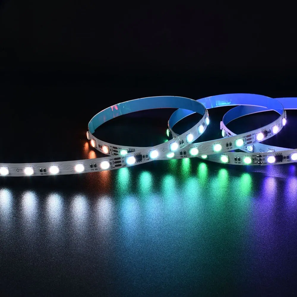 Low Voltage Safety Linearity Chromatic Christmas Decoration RGBW LED Strip Light