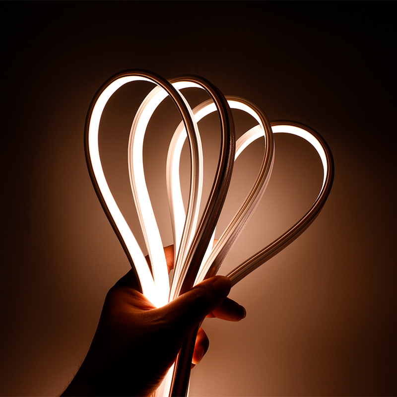 High Quality 7*10mm COB LED Neon Light 480LEDs 12V 24V IP67 Custom Neon Sign Flexible Outdoor Ws2812b LED Strip Light