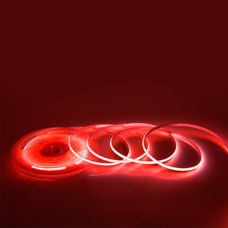 12mm Width Rgbcw LED Tape Ribbon Light High Density 784PCS 840PCS RGBW COB LED Strip Light DC24V