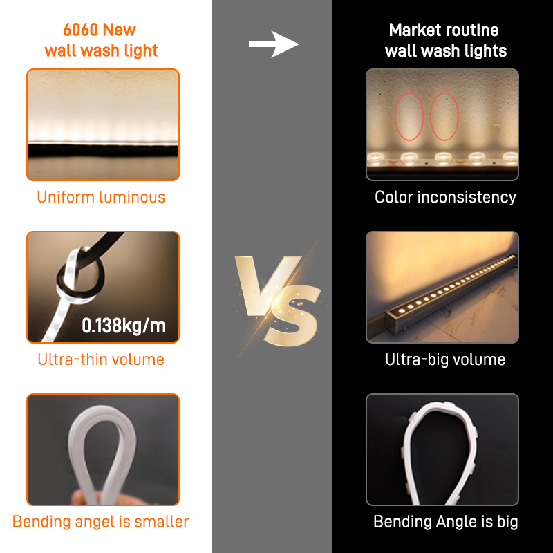 LED Neon Flex IP65 Brightness LED Tube Silicone Strip S Type 3D Bending LED Neon Strip Light