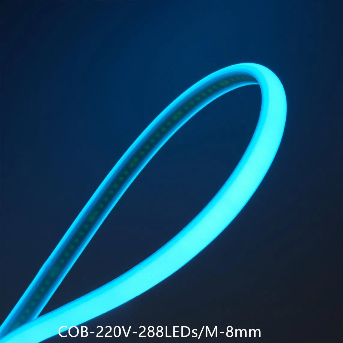 High Quality Full Range Flexible COB Strip Lighting 288 LED High-Voltage Energy-Saving Safety Outdoor Milky Model LED Light