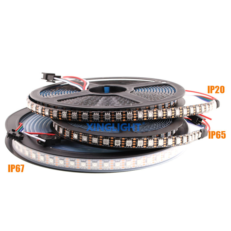 Ws2815 12V 5050 RGB LED Strip Pixel Light Individually Ws2815b Dual-Signal RGB LED Strip Light