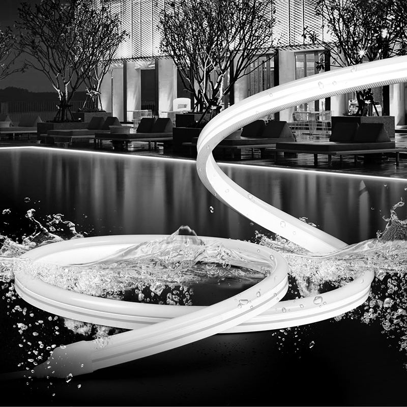 Outdoor RGB Strip 24V LED Light IP68 Silicone RGBW Flex Lighting Rgbic Neon Rope Swimming Pool Lights LED Underwater Decoration