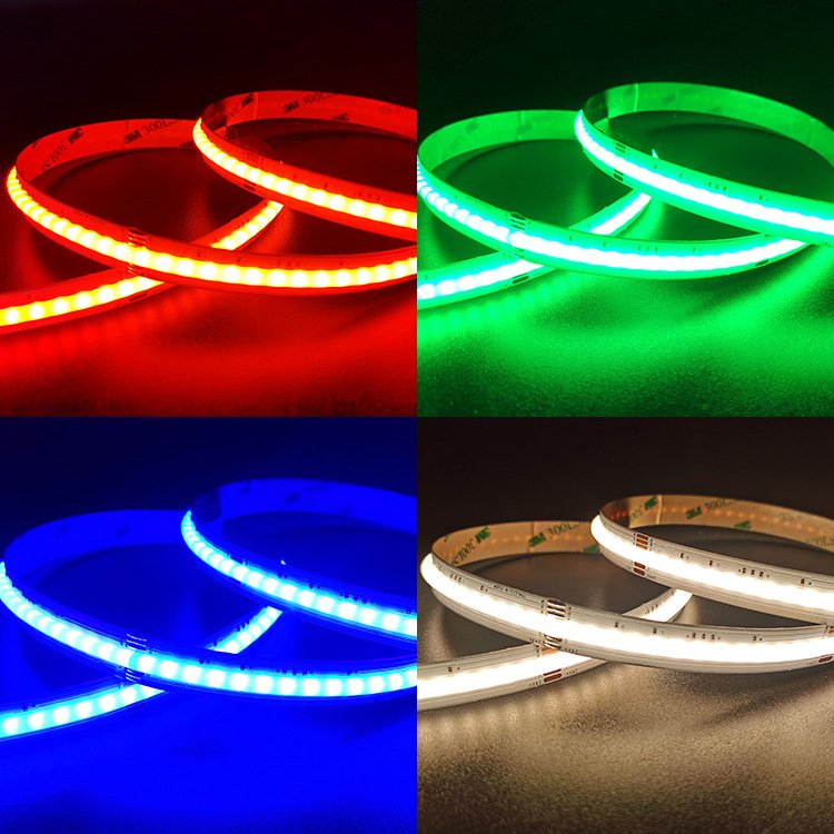 Ultra Bright RGB COB LED Strip with 840 High-Density Lights