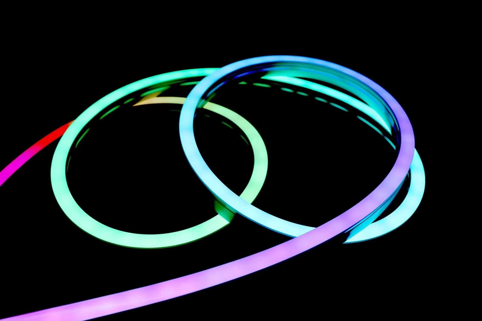 Silicone Separation Neon LED Flex Separated Strip Light Rope Separate 16X16mm 12V 24V Tube Strip RGB Neon Flex LED Neon Lights