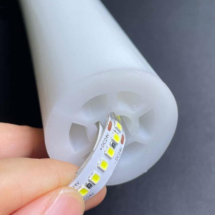 360 Degree Glowing LED Neon Flex Strip Round Diameter 20mm 22mm 25mm 40mm RGB DMX Flexible Silicone Neon Tube LED Rope Lights