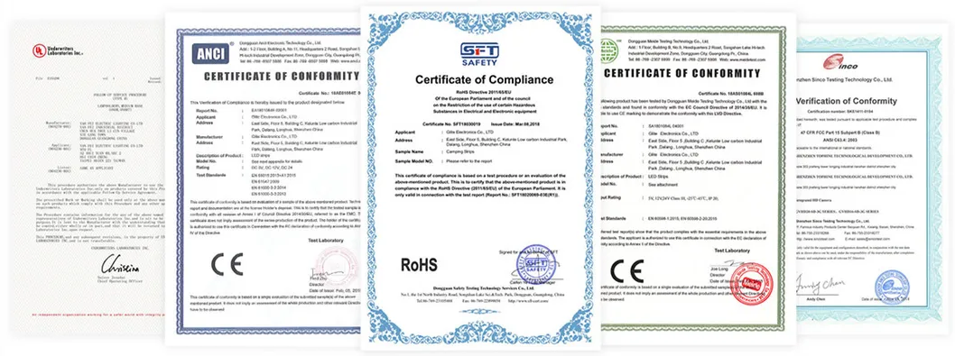 Company Certifications