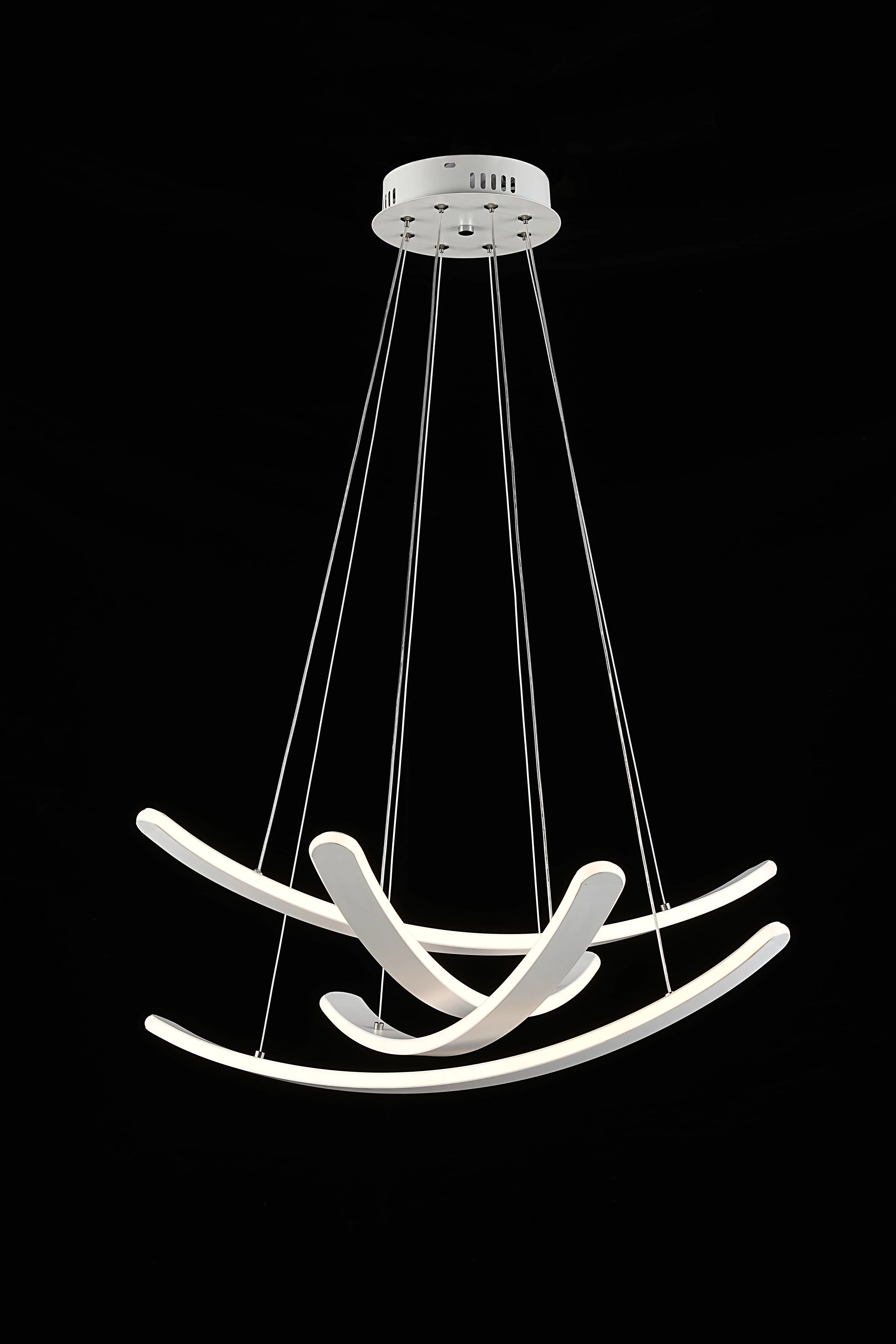 UFO Metal LED Pendant Light Modern Art Design Suspension Round Indoor Hanging Lamp Nordic Kitchen Dining Living Room Home Decor Chandelier