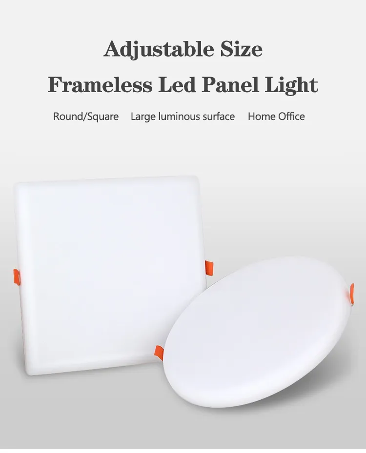 Frameless LED Ceiling Panel Light Main View