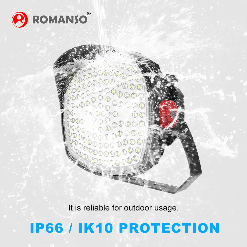 High Lumen Efficiency 160lm\/W LED Tennis Court Floodlighting Single Tennis Court LED Upgrade Stadium Pack Flood Lighting