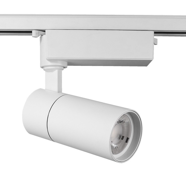Commerical Adjustable White Black LED Spot Lighting COB 10W 20W 30W Track Light for Clothing Shop Jewelry Store Exhibition