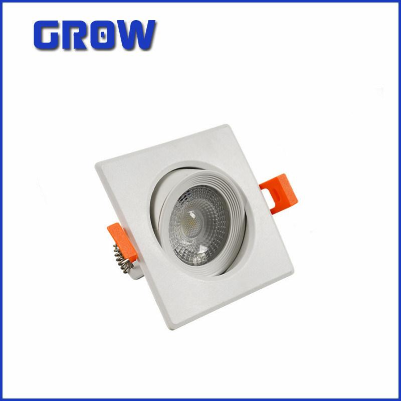 China Factory 3W Square Ceiling Spot Down Lamp Lighting SMD2835 100-240V Recessed Spotlight LED Downlight for Indoor Lighting