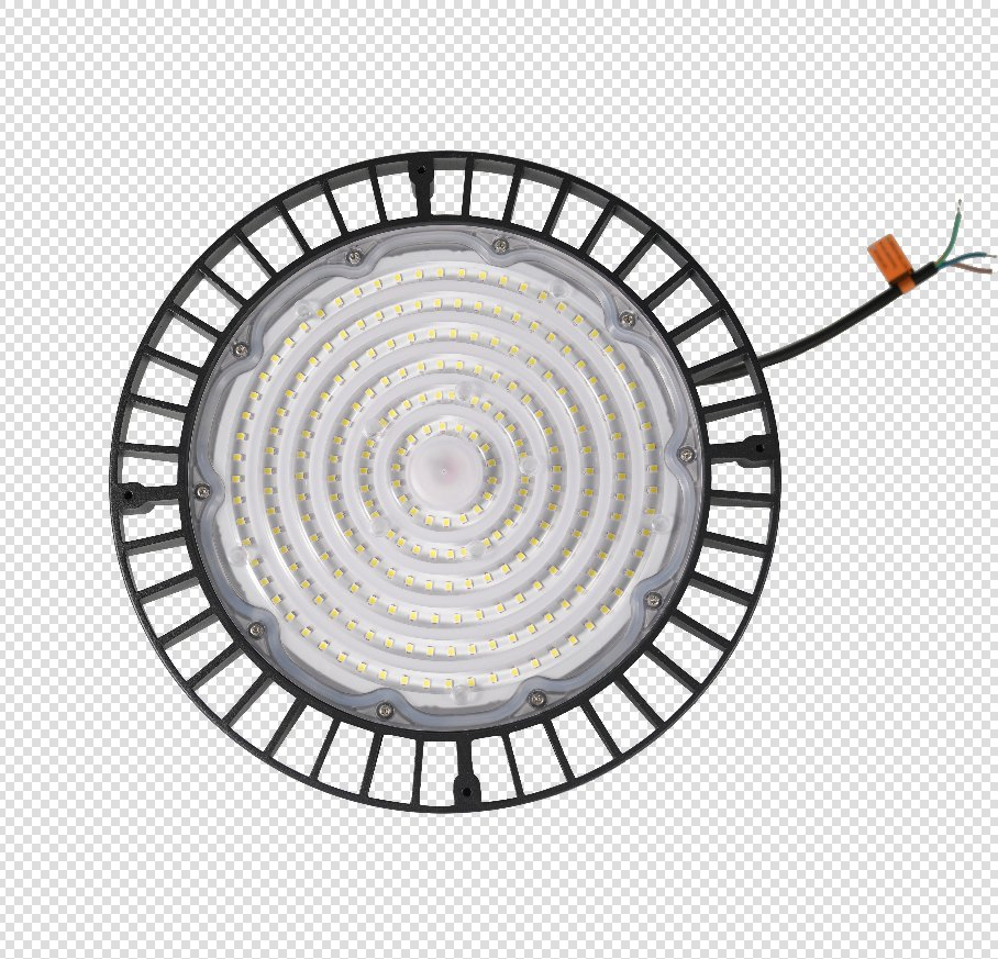 150W UFO LED High Bay Lights, 5000K Daylight, Super Bright 22500 Lm, AC100-277V, High Bay LED Shop Lights with Us Plug 5FT Cable for Garage Plug &amp; Play Lighting