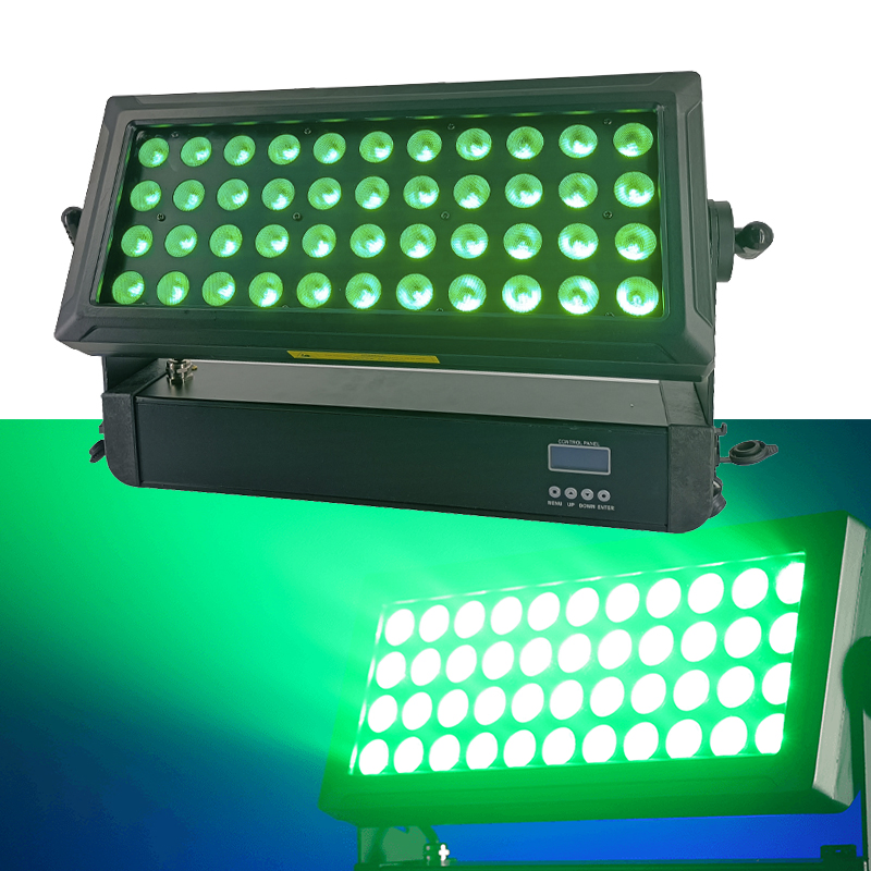 Building Wall Washer LED Flood City Color 44X10W RGBW IP65 Stage Light