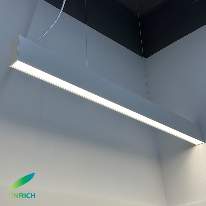 Industrial Ceiling Office Indoor Shop Suspended 4FT 8FT Pendant Linear LED Linear Light