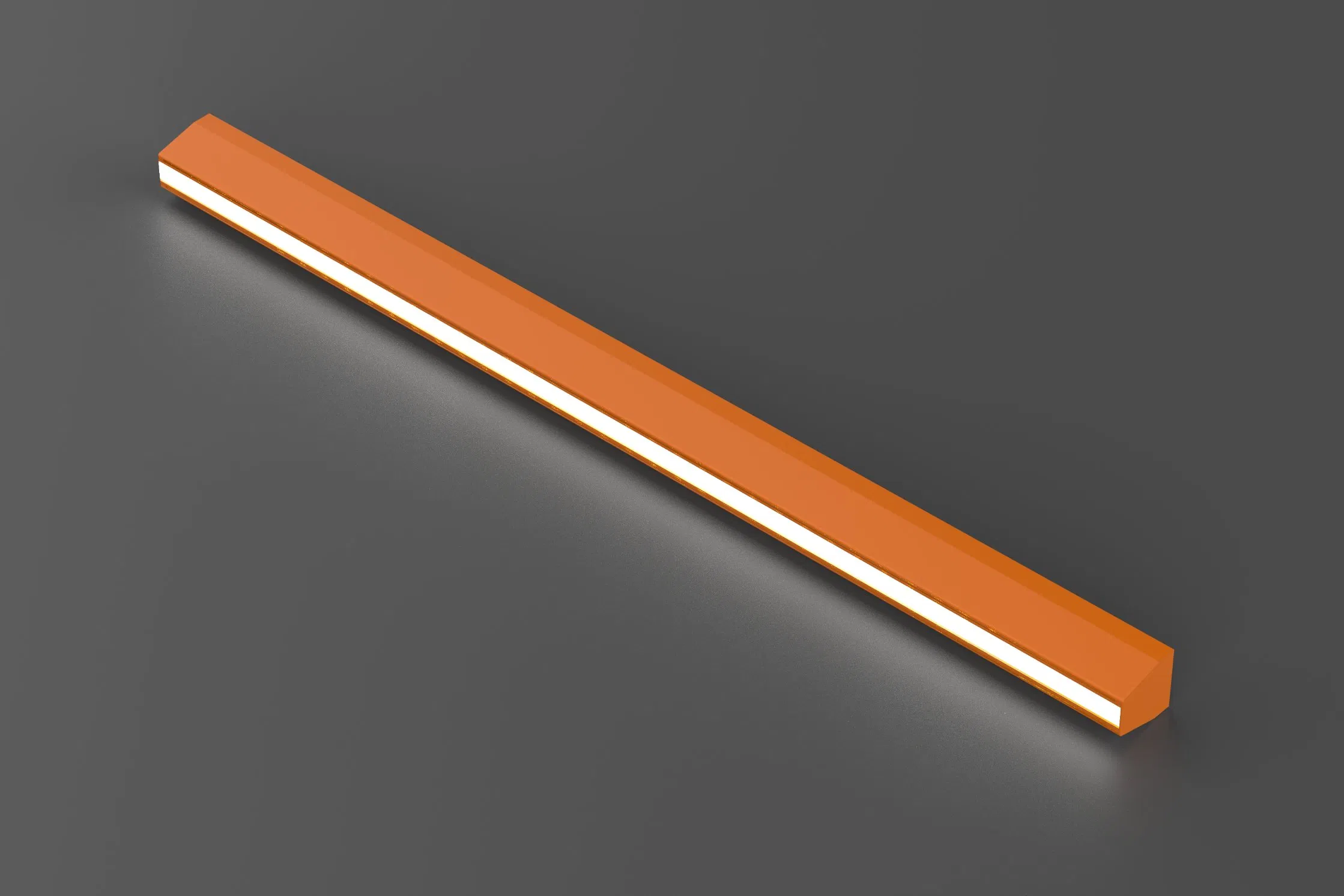 20W Dali Dimmable Low Ugr Louver Lens Design LED Pendant Linear Light