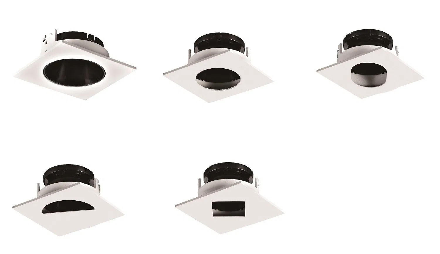 GU10 MR16 Square Recessed Trim Frame Fitting LED Downlight Spot