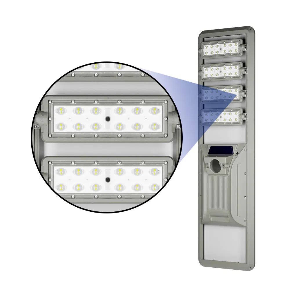All in One Outdoor New Product Road Flood Lighting Energy Saving Lamp Panel Rechargeable Battery Garden Wall Solar LED Street Light