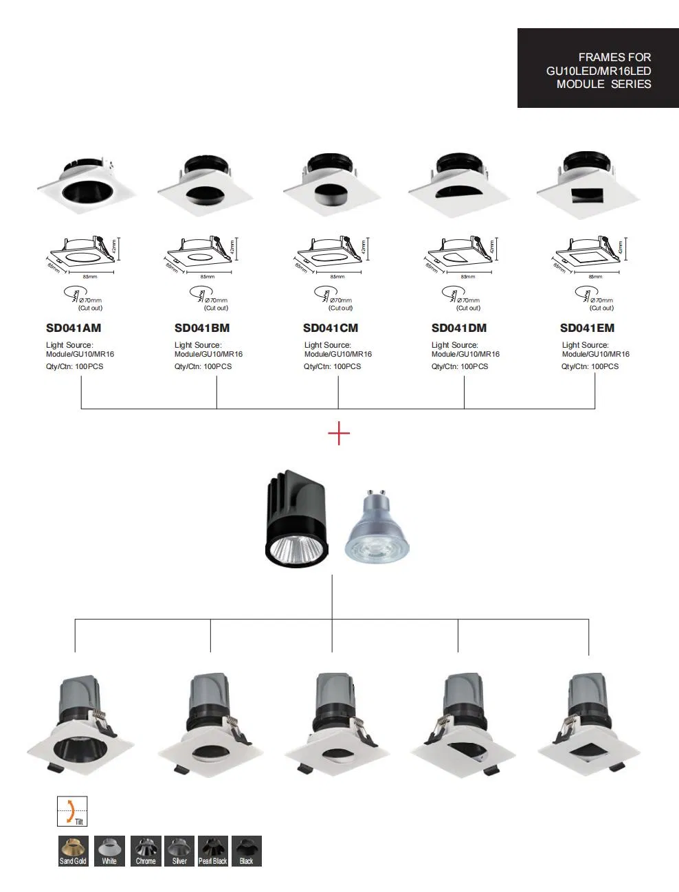 Fitting LED Downlight Spot