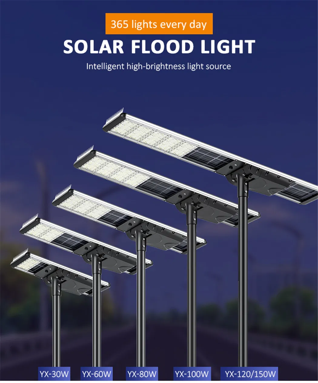 Integrated All in One Solar LED Street Light