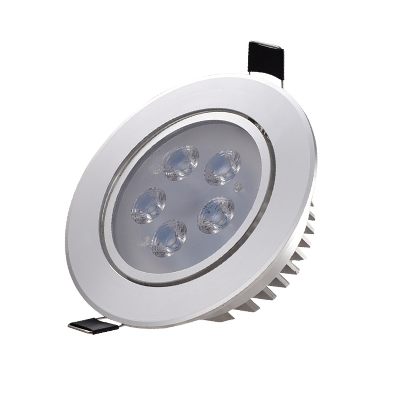 7W MR16 GU10 Embedded Downlight Fixture Ceiling Dimmable Spotlight Recessed High Power LED Exterior Outdoor Fixture Spot Down Light