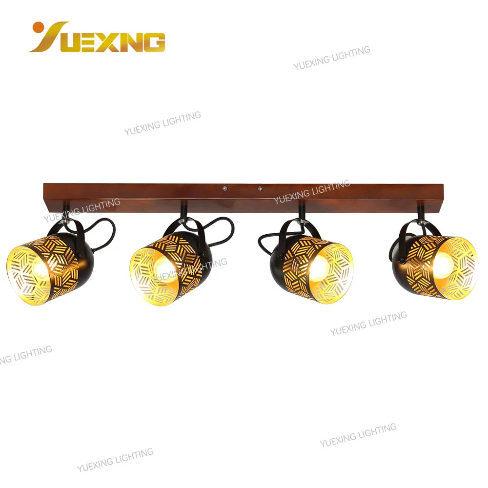 Factory Price LED E14 Halogen Bulb IP20 Red Wood Base Light Focus Lamp Commercial Spot Lighting Spotlight Light
