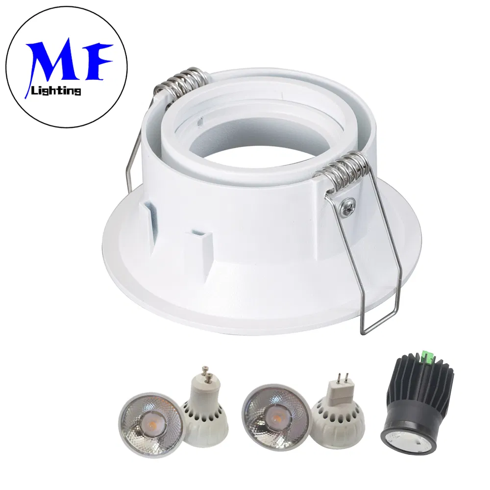 3W 5W 7W 8W GU10 MR16 Rotatable CRI 90 Anti-Glare LED Down Light White/Black LED Housing Fixture Replaceable Recessed Spot Downlight
