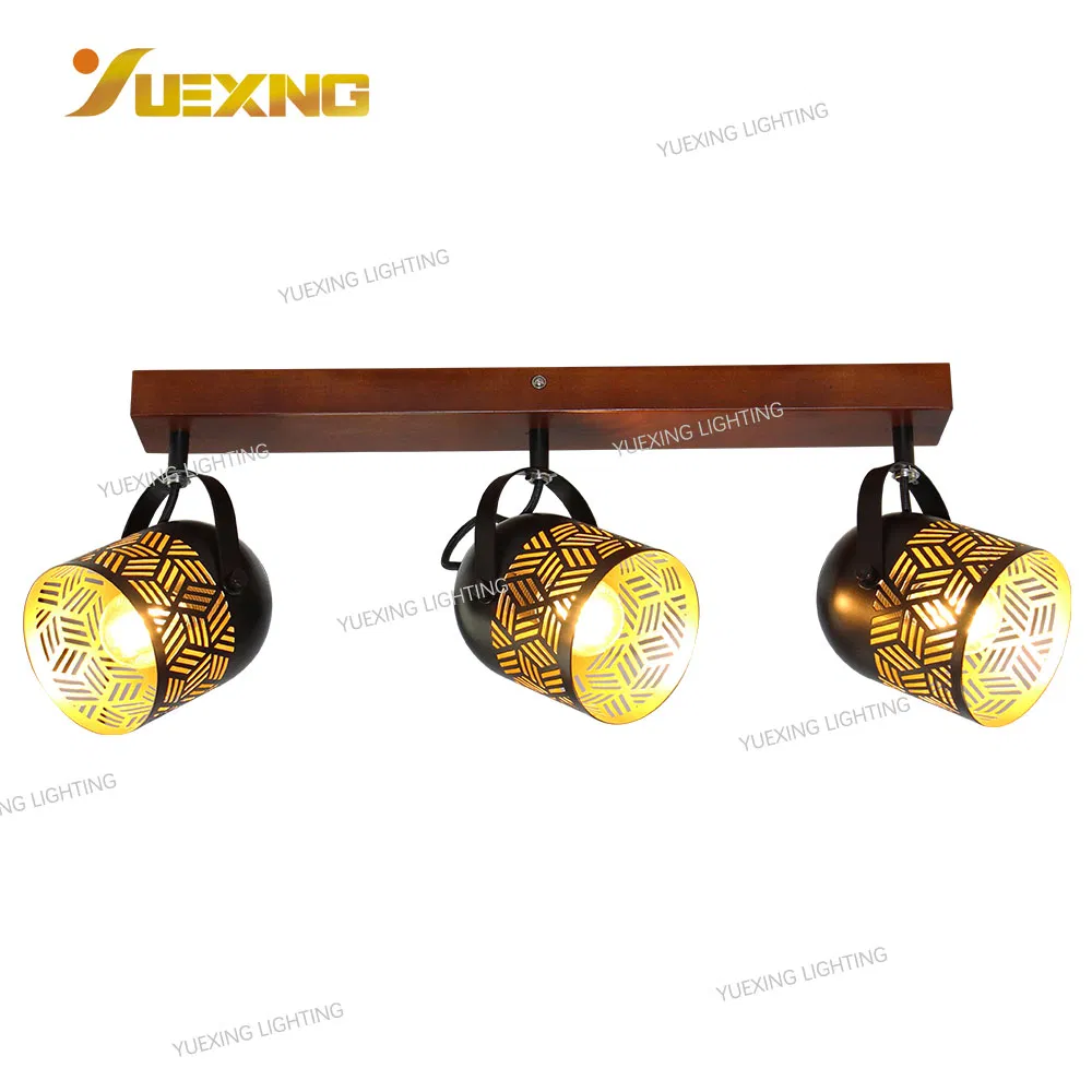 Factory Price LED E14 Halogen Bulb IP20 Red Wood Base Light Focus Lamp Commercial Spot Lighting Spotlight Light